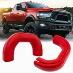 Custom Tow Hook Covers Fits For 2019-2025 Ram 2500/3500, Red New. Price: $33.11.