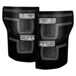 Ford F-150 15-20 Spyder Driver & Passenger Side Black/smoke Led Tail Lights New. Price: $203.25.