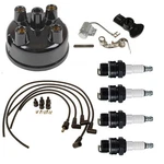 Tune-up Kit, Spark Plugs, Wiring Set, & Distributor Cap Fits Ford/new Holland. Price: $71.99.