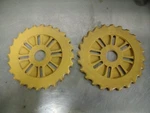 Ih International Harvester C150-24 Seed Corn Planter Plates Round Lustran Used. Price: $15.00.