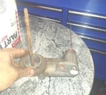 Wisconsin Engine Thd BI286 Air Cleaner Bracket Part Cyl Used. Price: $26.00.