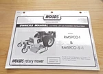Woods Owner Parts Manual For Model RM59CO-1 RM59CO-S-1 Mower Very. Price: $20.00.