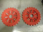 Ih International Harvester C0X-24 Seed Corn Planter Plates Round Lustran Used. Price: $15.00.