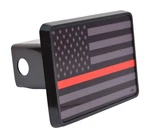 Rogue River Tactical Subdued Thin Red Line Flag Trailer Hitch Cover Plug Us F... New. Price: $18.99.
