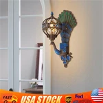 Vintage Tiffany Style Wall Lamp Bedroom Stained Glass Sconce Light Fixture New. Price: $92.73.