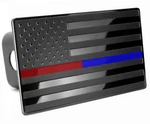 Everhitch Usa Black With Red/blue Line Flag Cover (fits 2" Receiver) New. Price: $26.99.