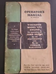 John Deere Wisconsin VP4 Engine Operators Manual OM-E3-448 62 64 Hay Chopper B Used. Price: $9.99.