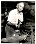 LD317 1957 Original Photo Lake Stevens Blacksmith Will Houghton Makes Horseshoes Unspecified. Price: $20.00.