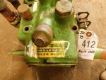 John Deere 70 Tractor, Rockshaft, Tag #412 Used. Price: $225.00.