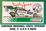 John Force Nhra Drag Racing 11 X Champ - Vintage Original Vinyl Decal Sticker Used. Price: $7.24.