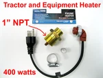 1" Npt Tractor / Equipment Engine Heater For Kubota John Deere Bobcat Massey New. Price: $79.95.