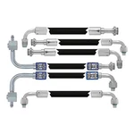 Complete Kit - Hoses Fits Massey Ferguson 3630 3650 New. Price: $563.94.