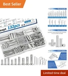 Versatile 132-PIECE Assortment Of Cotter And Clevis Pins Durable & Reliable New. Price: $28.99.