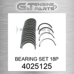 4025125 Bearing Set 18P Fits Cummins (surplus Open Box) New. Price: $522.48.