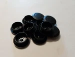 10 New Genuine Caplugs Brand Black Plastic Hole Pip- 3/4" Push. Price: $6.00.
