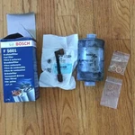 Vintage 1994 Volvo 940 Fuel Filter Bosch Made Spain + Line Coupler Old. Price: $39.99.
