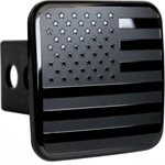 Inch Trailer Hitch Cover Plug With Metal American Black Flag Fit For Any 2"... New. Price: $26.49.