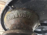 Genuine John Deere Disc Bearing KK4403B Used. Price: $75.00.