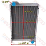 Aluminum Tractor Radiator Cooler For Case Ih MX180 MX200 MX220 256325A1 New. Price: $799.00.