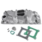 2161 53001 Intake Manifold Aluminum Dual Plane Compatible With Chevy Big Bloc... New. Price: $247.39.