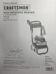 Sears Craftsman 6.75 Hp 2450 Psi 580.752310 Pressure Washer Owner & Parts Manual Brand. Price: $58.99.