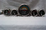 Tachometer Oil Temperature Amp Fuel Gauge Set For International Ih 240 Utility New. Price: $226.16.