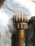 Ford 9N Early Input Shaft & Housing, Straight Tooth Gear, #2N7017A, Used Origina. Price: $100.00.