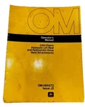 John Deere Hydraulic Lift Reel Hydrostatic Drive Attachment OMH85572 Manual Very. Price: $16.91.