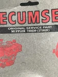 Tecumseh Parts Muffler Engine TE-730539 New. Price: $19.88.