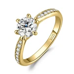 Jewelrypalace Classic 6.5MM 1CT Moissanite Solitaire Engagement Rings For Women, New. Price: $19.99.