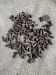 (100) Lot John Deere Round Button Head Rivets 16H644A 1/4" X 1/2" Vintage Steel New. Price: $13.00.