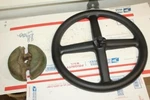 Very Rare John Deere Cast Iron B1615R Cranking Wheel W/ Early Version B1608R Used. Price: $450.00.