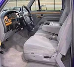 1993-1998 Ford F150-F550 Front 40/20/40 Exact Custom Fit Car Seat Covers In Gray New. Price: $119.00.