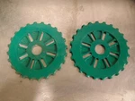 Ih International Harvester C11-24 Seed Corn Planter Plates Flat Lustran Used. Price: $15.00.
