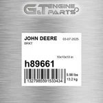 H89661 Brkt Fits John Deere (surplus Open Box) New. Price: $188.81.