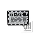 Be-careful Plate -fits John Deere G 50 60 70 Tractor New. Price: $21.99.