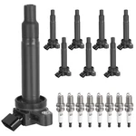 Ignition Coil Pack & Spark Plugs Compatible With 4.3 4.7 V8 2000 2001 2002 20.... Price: $213.08.