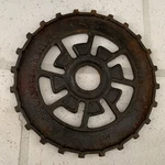 International Harvester Cast Iron Seed Plate 474665RI Vintage Farm Equipment Used. Price: $30.00.