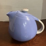 Vintage 1940S Hall Rose Parade #1259 Small Light Blue Teapot W/ Flowers Read Used. Price: $22.00.