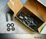 Partial Box 6 Pc Oem John Deere ND-2193 Bolts With Washers & 1/2" Nuts Nos (g) New. Price: $14.20.