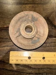 Vintage Tractor Pulley Wheel 1551DA Used. Price: $20.00.