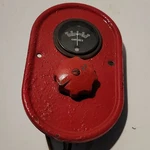 Ih Tractor Amp Ammeter Gauge Red Housing Vintage Equipment Part Used. Price: $14.00.