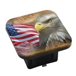 Swono Hitch Cover American Flag, Usa Bald Eagle Constitution Rubber 2 Inch New. Price: $18.35.