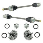 Trq CSA80112 Axle Shaft Kit For Subaru Impreza 2000-2003 Front New. Price: $239.39.