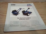 Ford Rotary Tillers RTT-5 RT-5 Brochure New. Price: $24.99.
