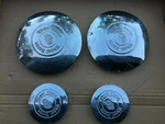 Vintage Wheel Horse 416-H Lawn Tractor Front & Rear Covers Hub Caps Set Used. Price: $350.00.