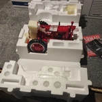 1/12 Franlin Mint Farmall F20 Tractor & Flareside Wagon Trailer Old Stock New. Price: $335.08.