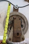 Vintage Sherman &reilly Aluminum Stringing Block Pulley 10X1-3/4 Used. Price: $99.99.