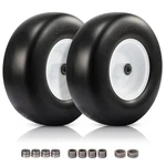 13X5.00-6 Flat Free Lawn Mower 2 Pack 13X5-6 Front Zero Turn Tires Solid New. Price: $93.99.