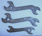 3 Vintage John Deere Farm Implement Wrenches Jd 50, 51, 52 Used. Price: $24.00.